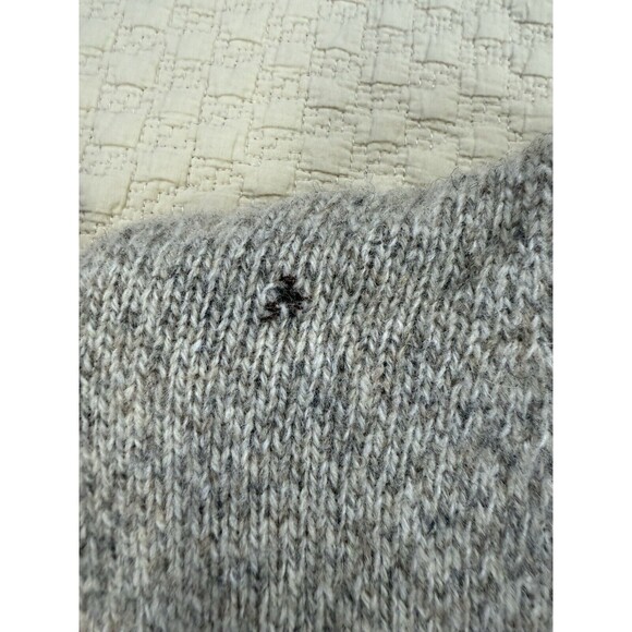 Structure V-Neck Sweater Tennis Lambswool | Cream & Blue‎ | Size X-Large - Picture 6 of 15